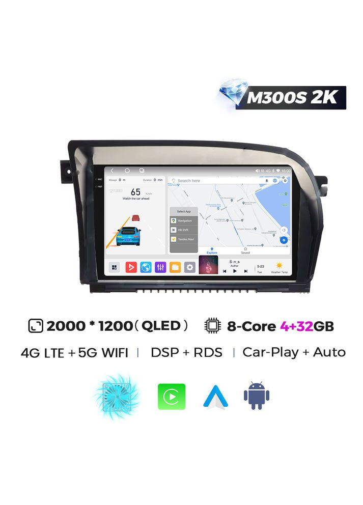 Штатная магнитола Mekede MS 2k S-Class W221 (2006-2013) CarPlay QleD Mercedes-Benz (369239460)