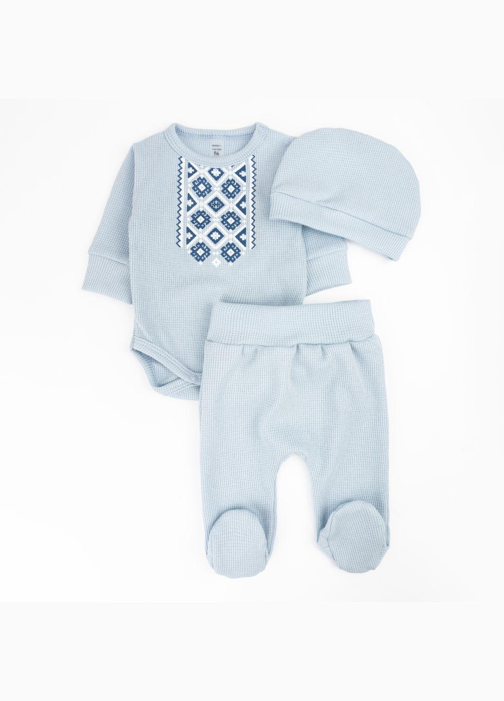 Голубой демисезонный комплект для новорожденных dexter`s 3в1 sky dexter's