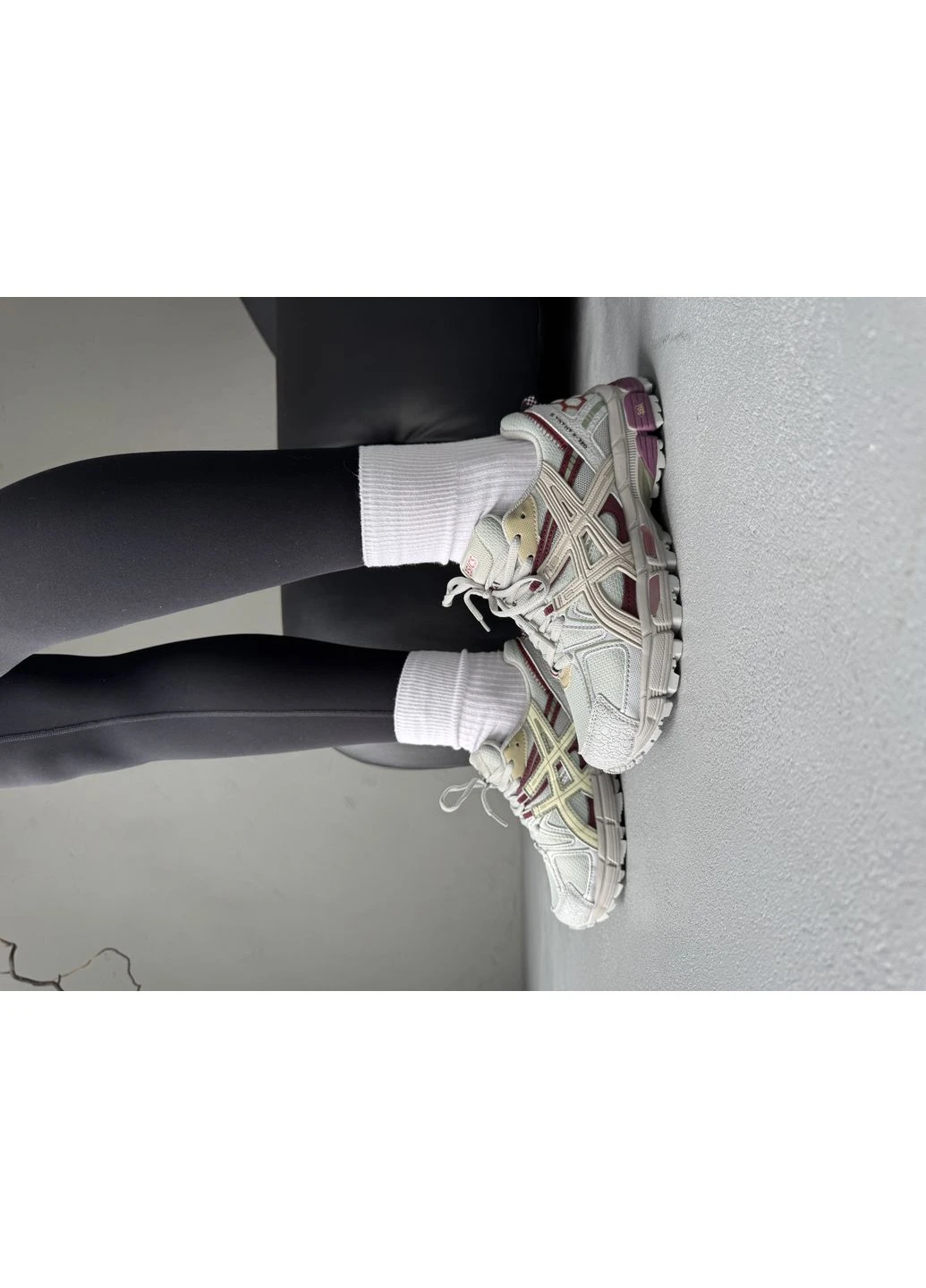 Цветные демисезонные gel-kahana 8 grey/bordo Asics 193103
