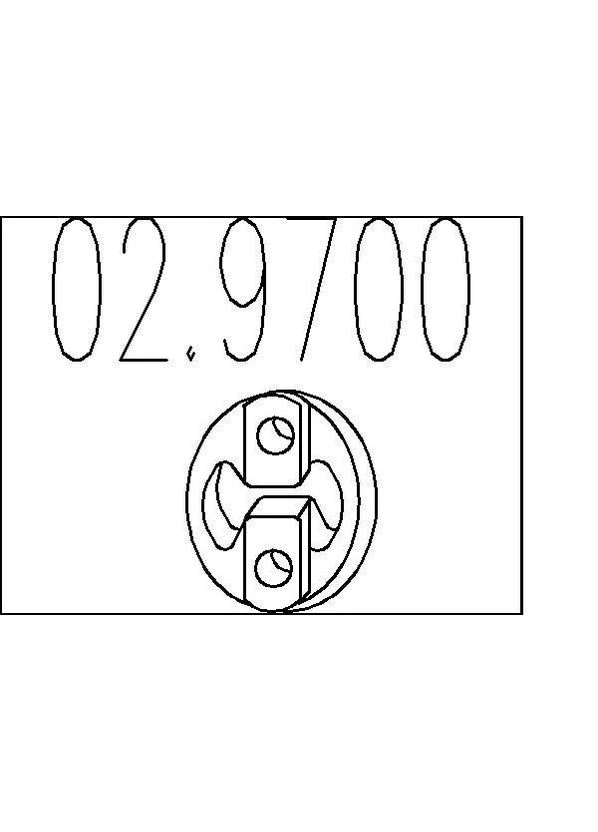 Гумовий елемент кріплення MTS (376149907)