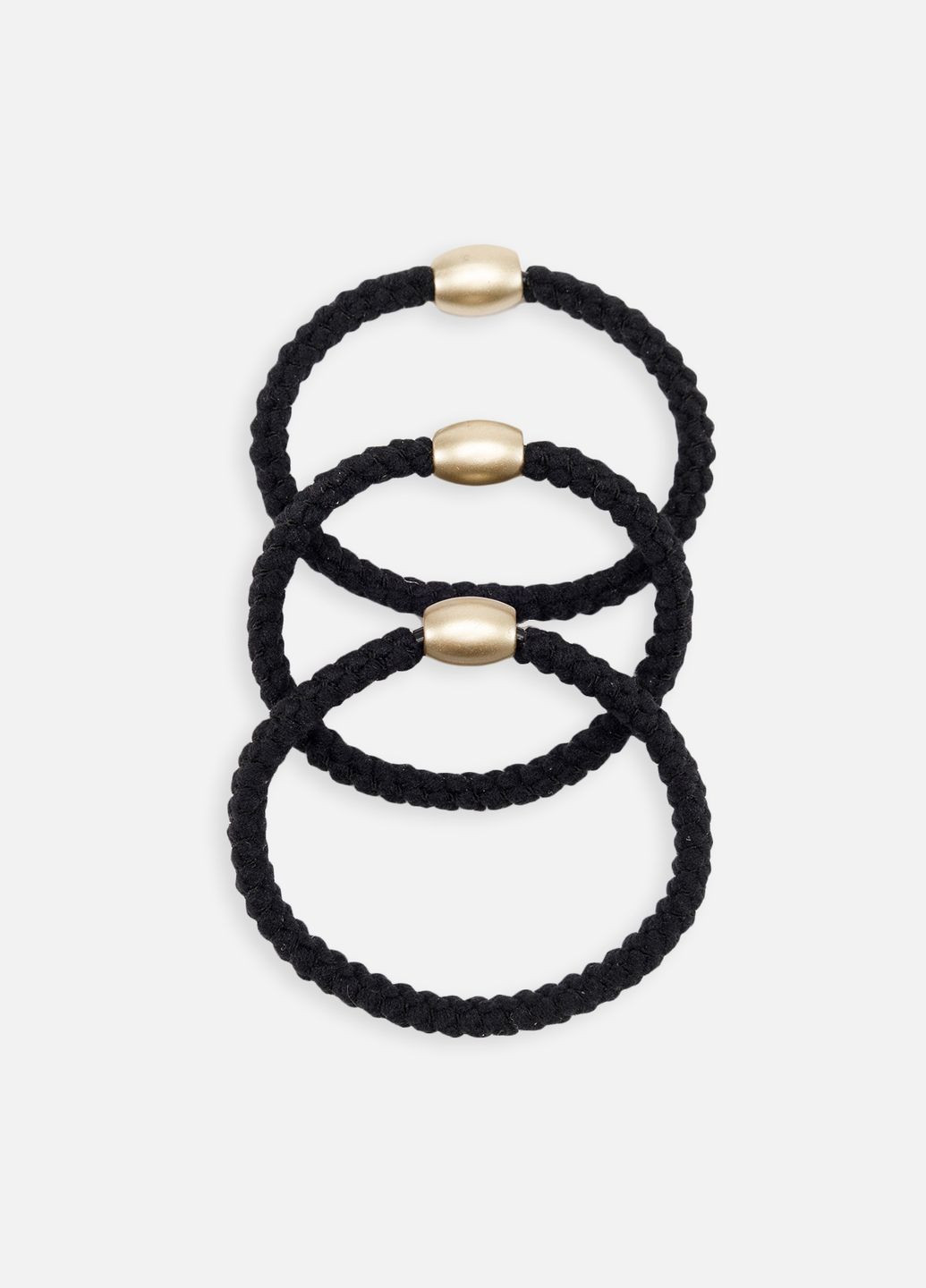 Набір резинок для волосся, жіночі колір чорний ЦБ-00267115 Yuki (322935079)