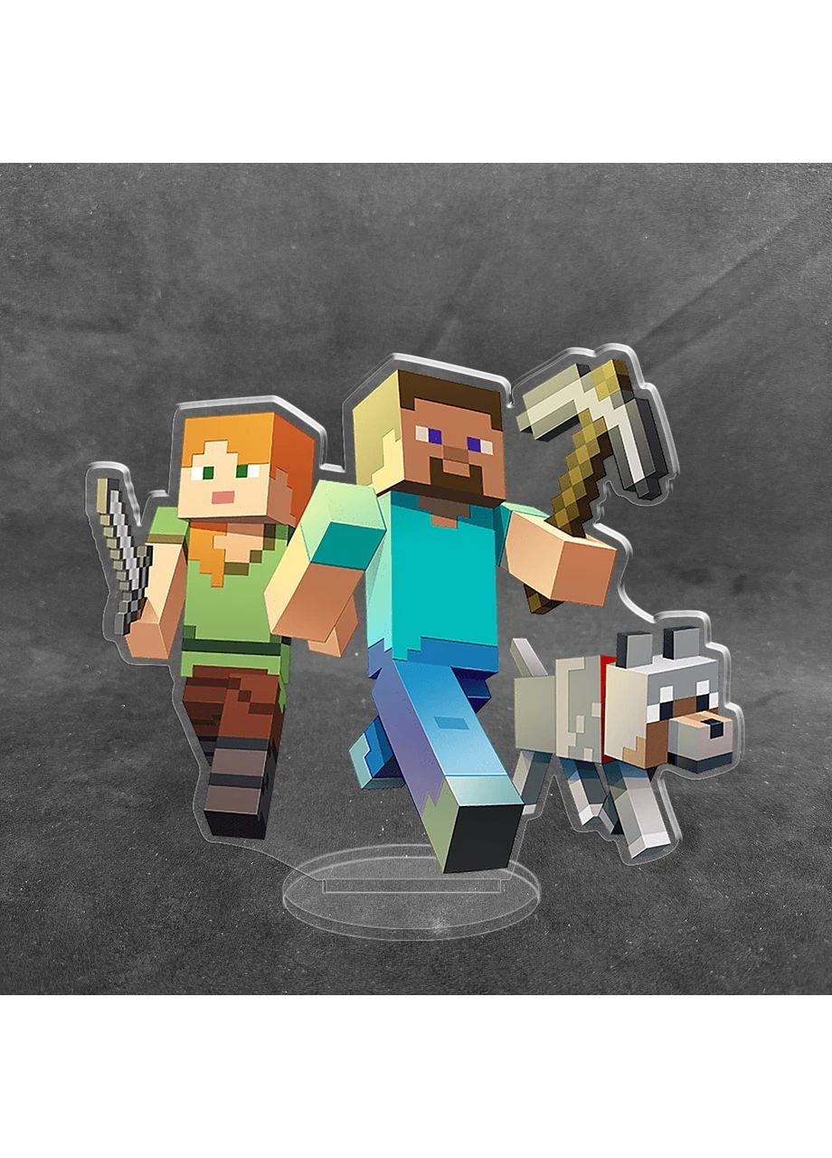 Акрилова колекційна фігурка Minecraft Майнкрафт 15 см No Brand (339618598)