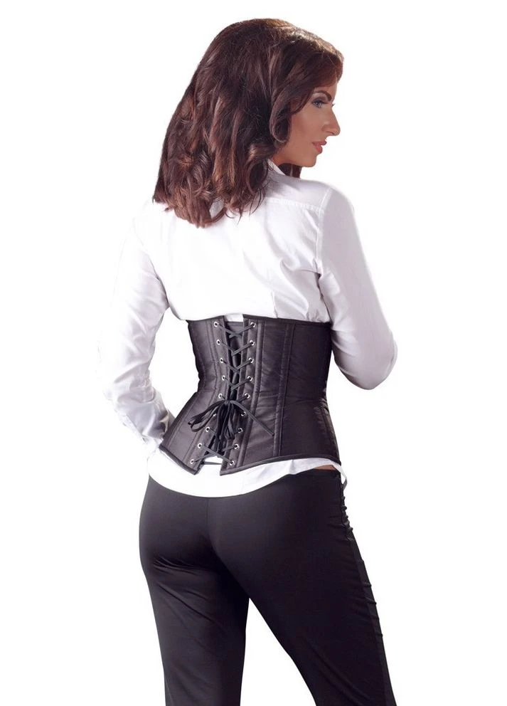 Корсет з відкритим бюстом,, Party Corset Open Cup на талію, чорний Cottelli Collection (347296079)