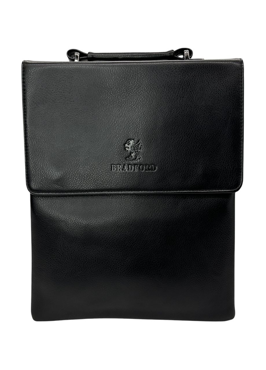 Мужская сумка из эко-кожи Bradford ST9827-5 черная 32x27x4 No Brand (371682640)