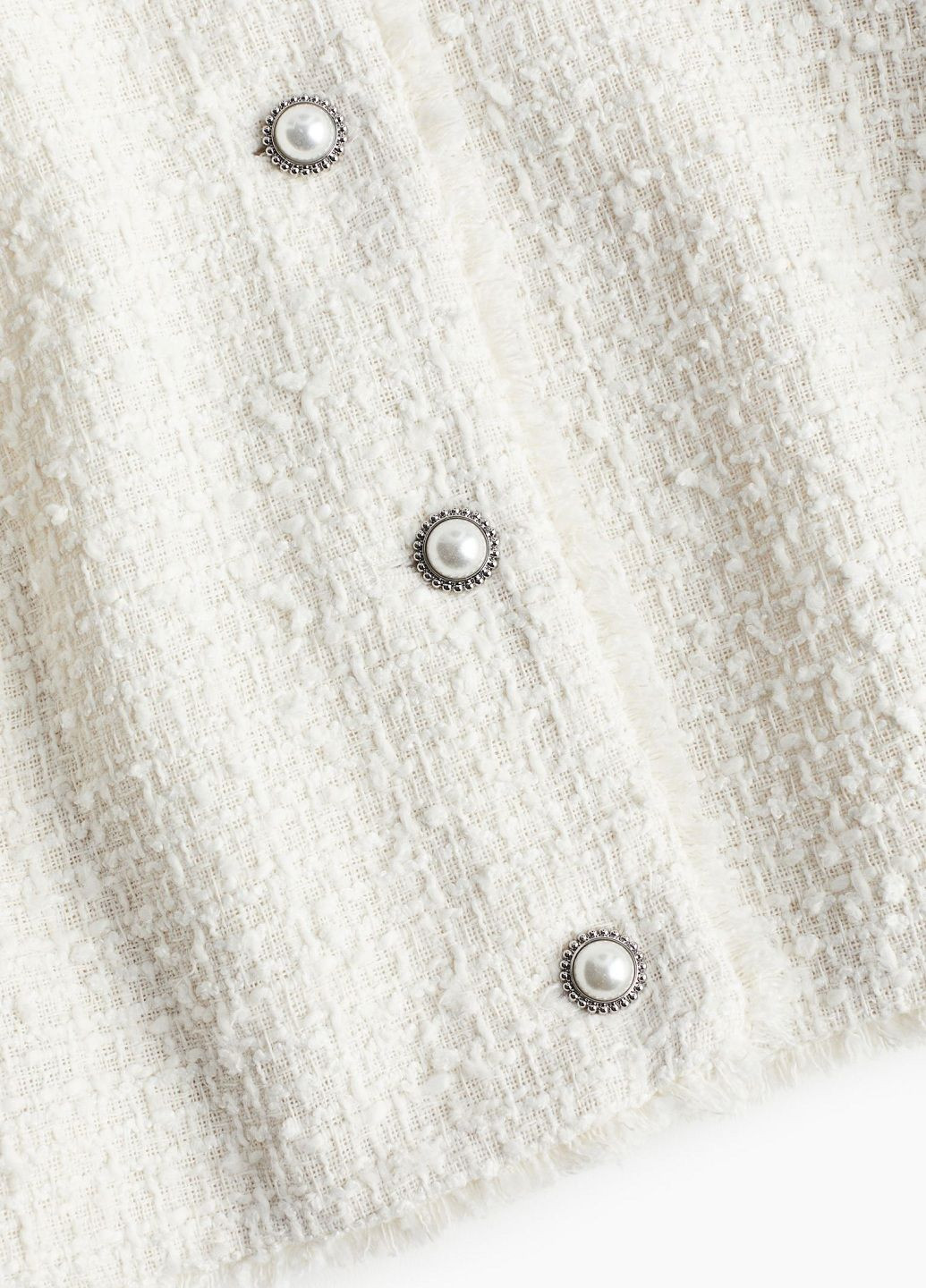 Молочна демісезонна куртка H&M