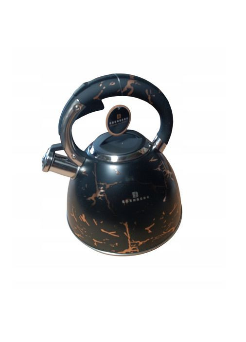 Чайник со свистком из нержавеющей стали для всех плит 3л EB-8864 черный Edenberg (356112236)