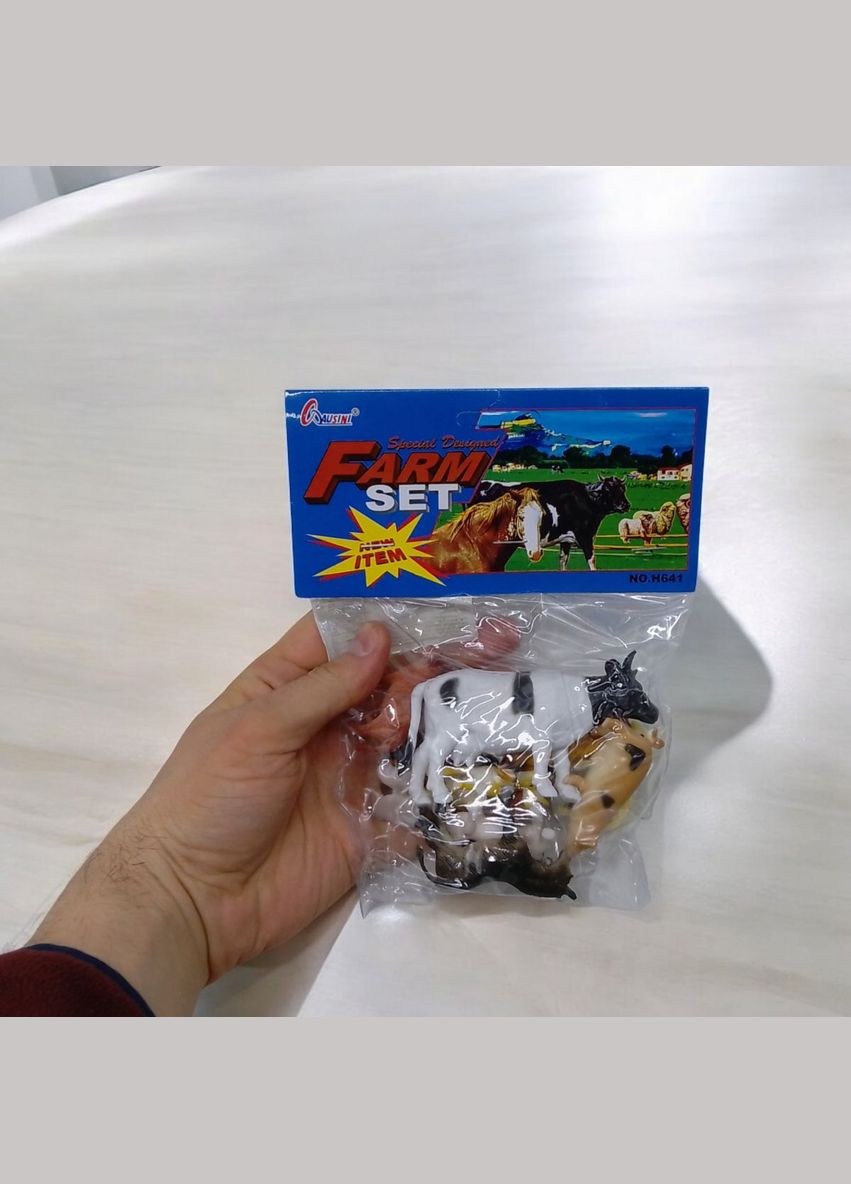 Набір фігурок "Тварини ферми", 10 штук MIC (315386525)