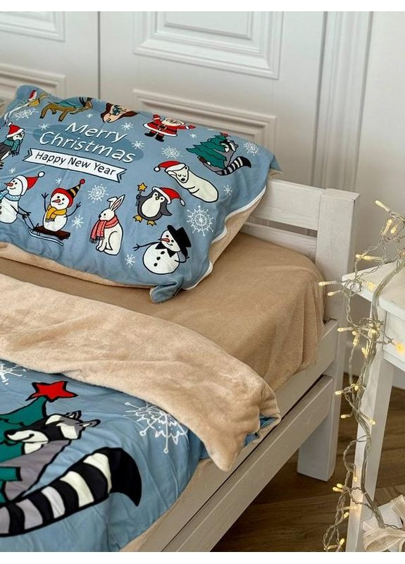 Постельное белье двуспальное Home Сатин Плюш 21360 180х215 см DUSHKA (366574545)