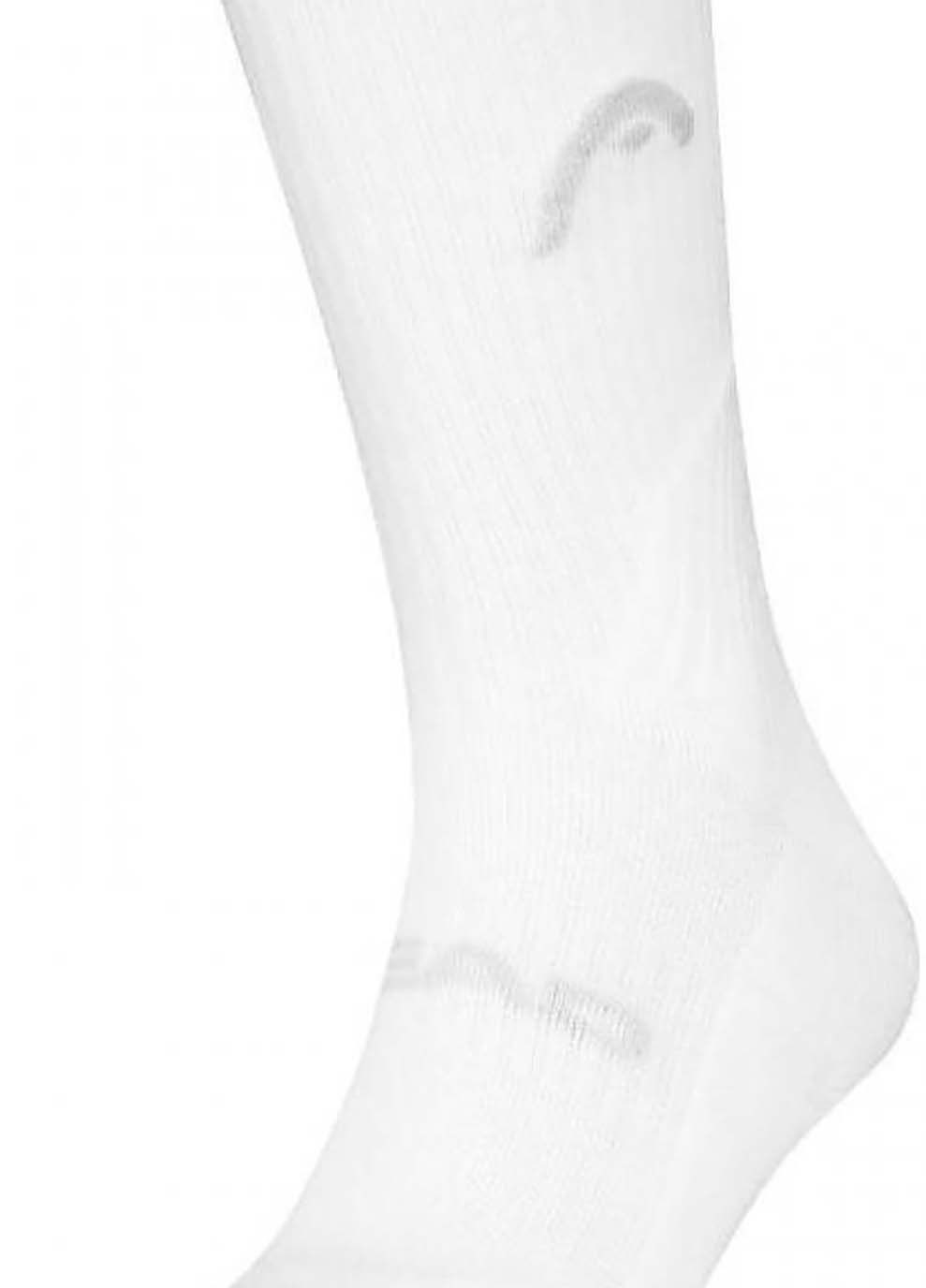 Белые мужские носки tennis crew 1 pair белый Head однотонные (367591376)