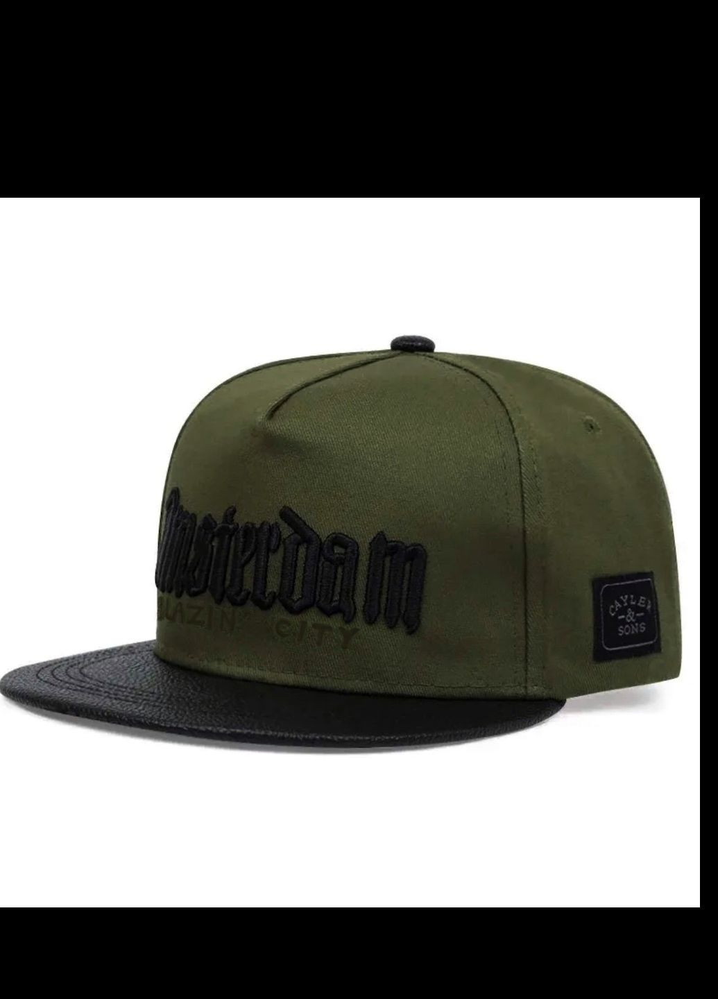 Кепка Wuke Amsterdam з прямим козирком унісекс one size Brand снепбек (294837949)