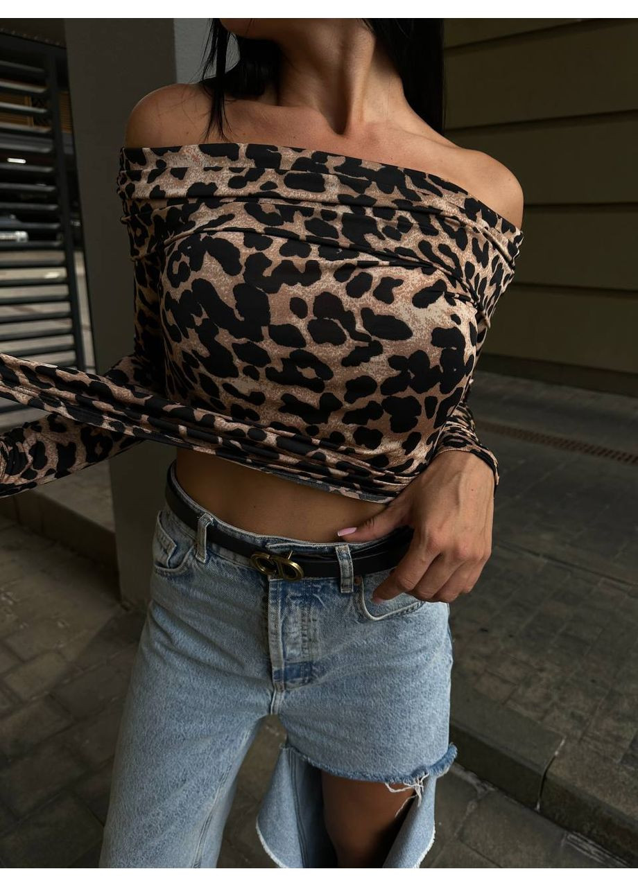 Лонгслив женский с открытыми плечами Style Point (353307480)