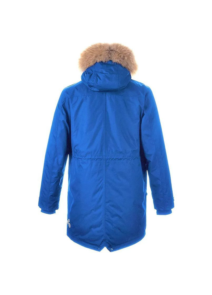 Синя куртка-парка зимова david 1, р.l, синій () Huppa 12278120-70035-00L