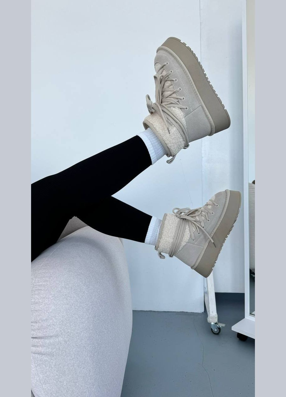 Женские угги из натуральной замши (1847) No Brand (313293424)