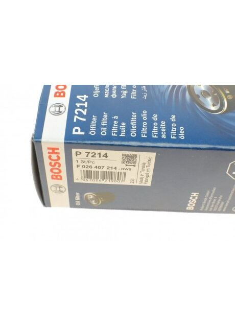 Фильтр масляный Opel Insignia B/Zafira C 2.0 CDTi 11 F 026 407 214 UA63 Bosch (366125037)