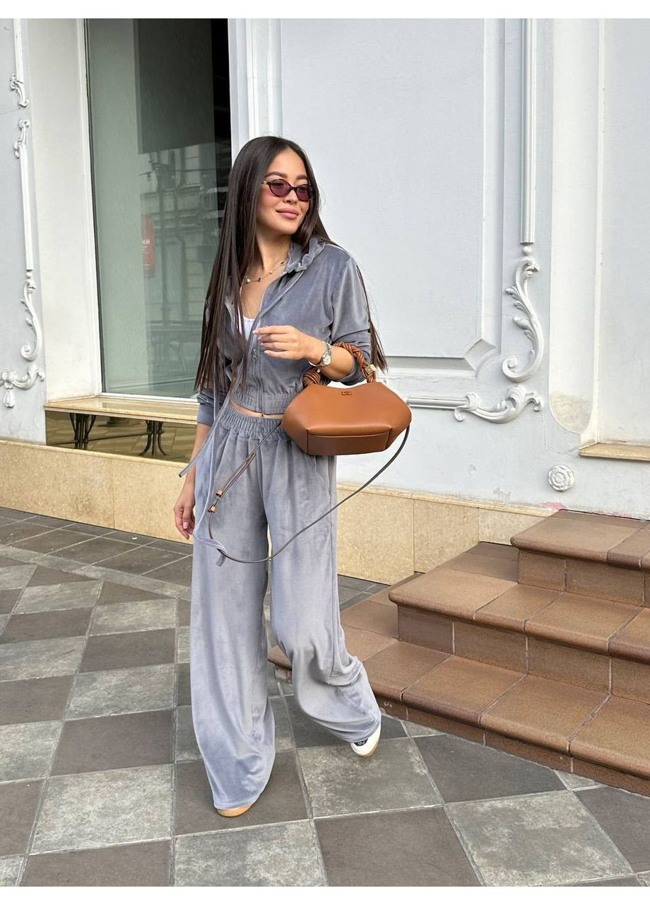 Жіночий костюм із преміального велюру Sport No Brand (363969411)