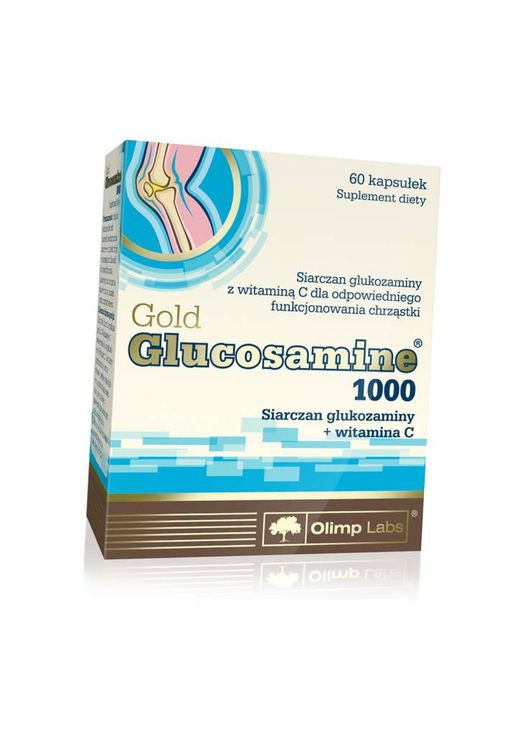 Глюкозамін Сульфат із Вітаміном С, Gold Glucosamine 1000, Nutrition 60капс (03283005) Olimp (322723385)