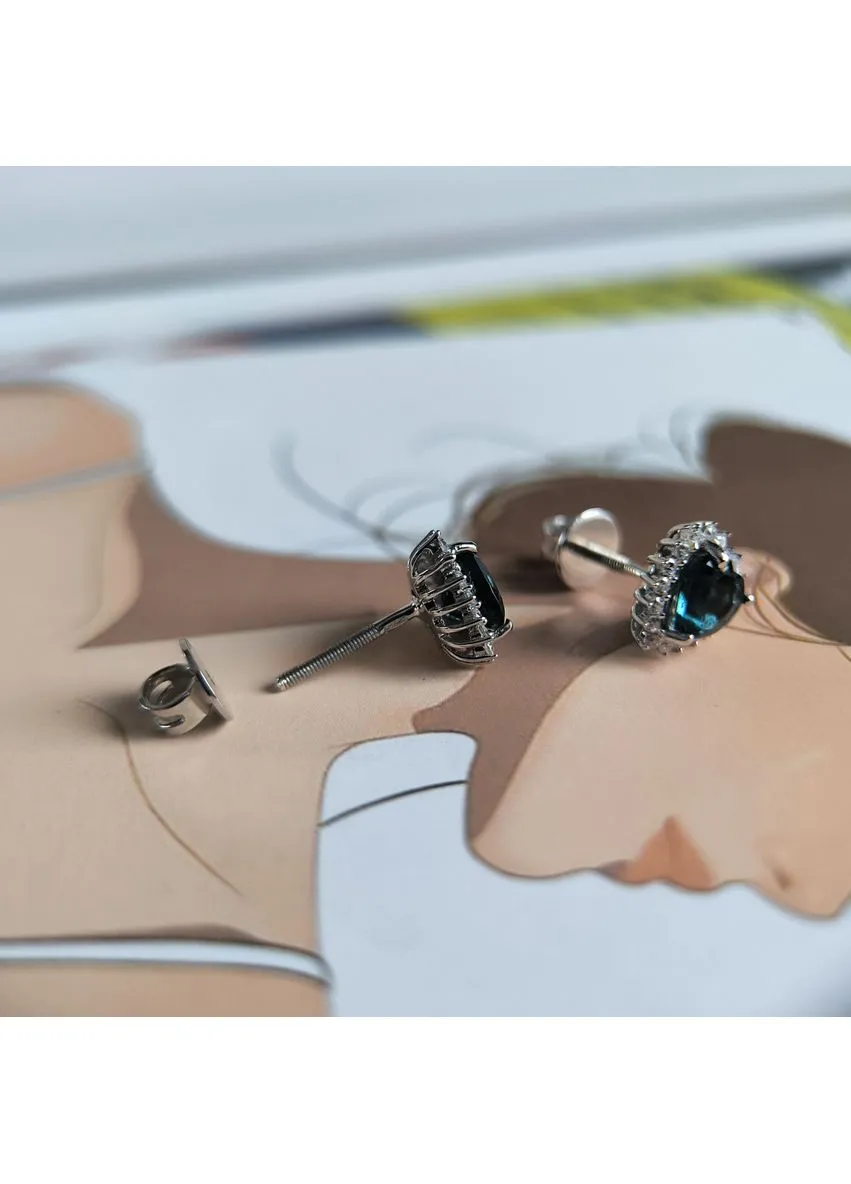 Сережки Silver Flame (382835655)