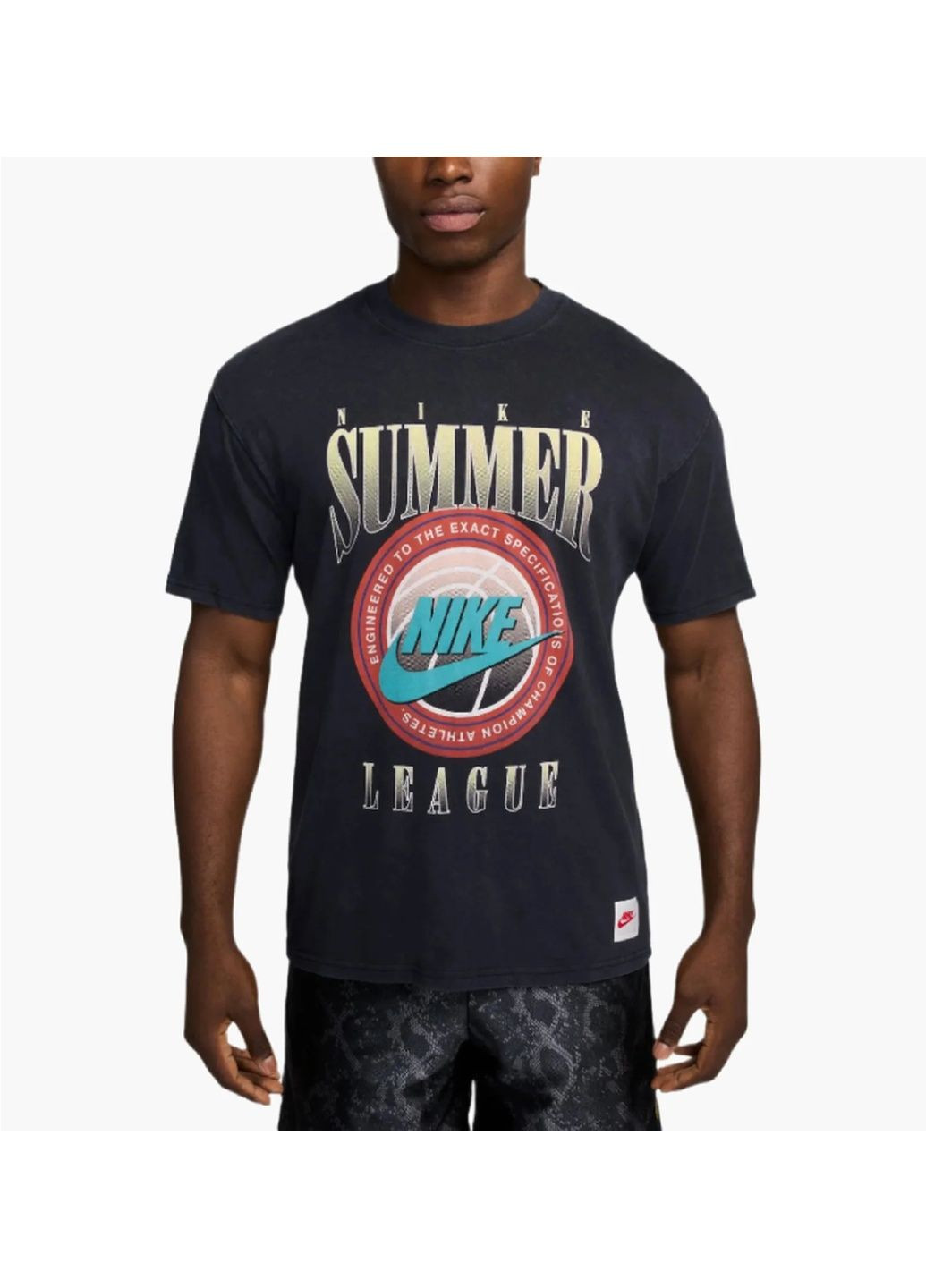 Чорна футболка чоловіча m90 oc black Nike