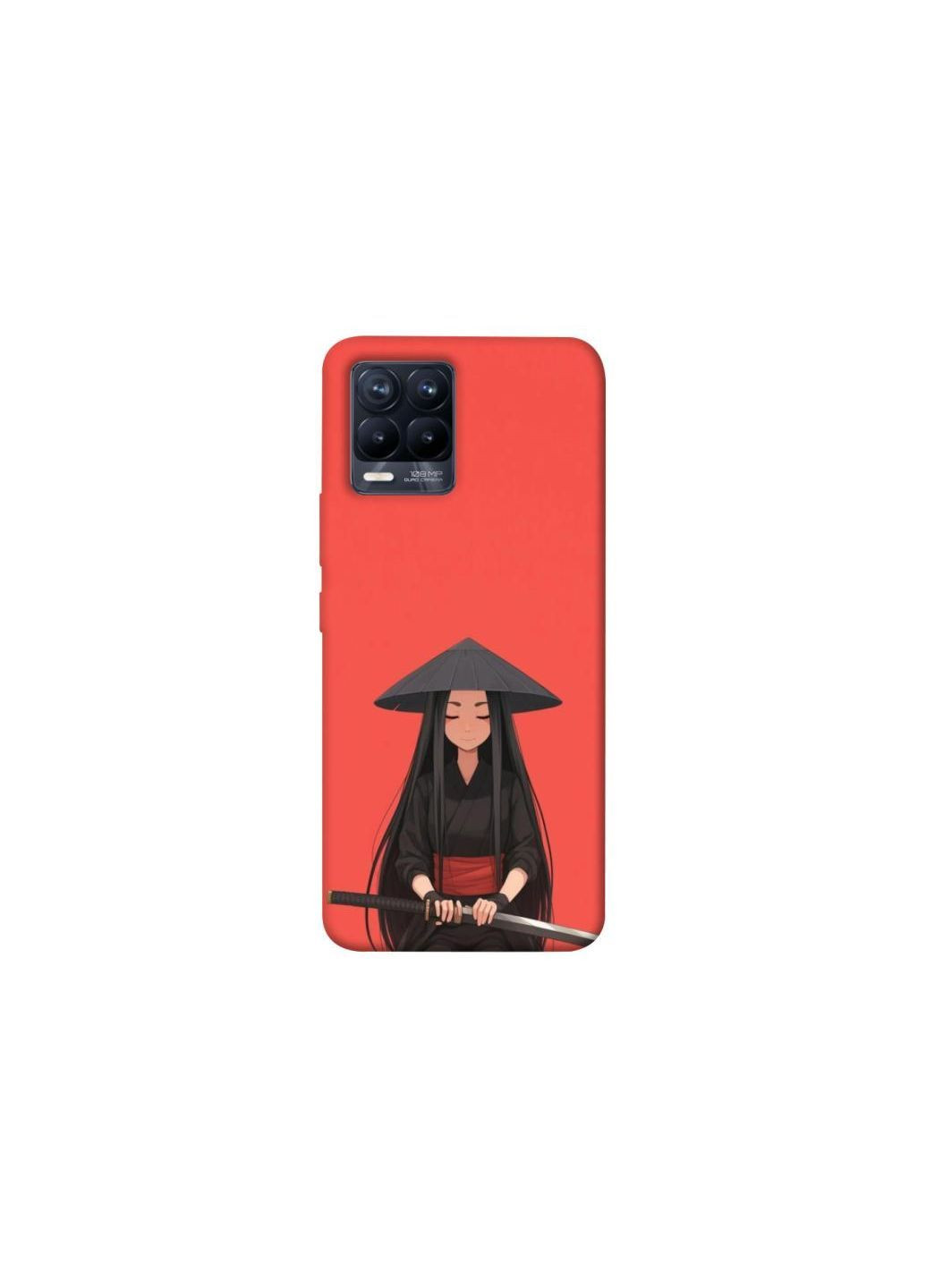 Чехол на Realme 8 Red samurai Frontalka (363902702)