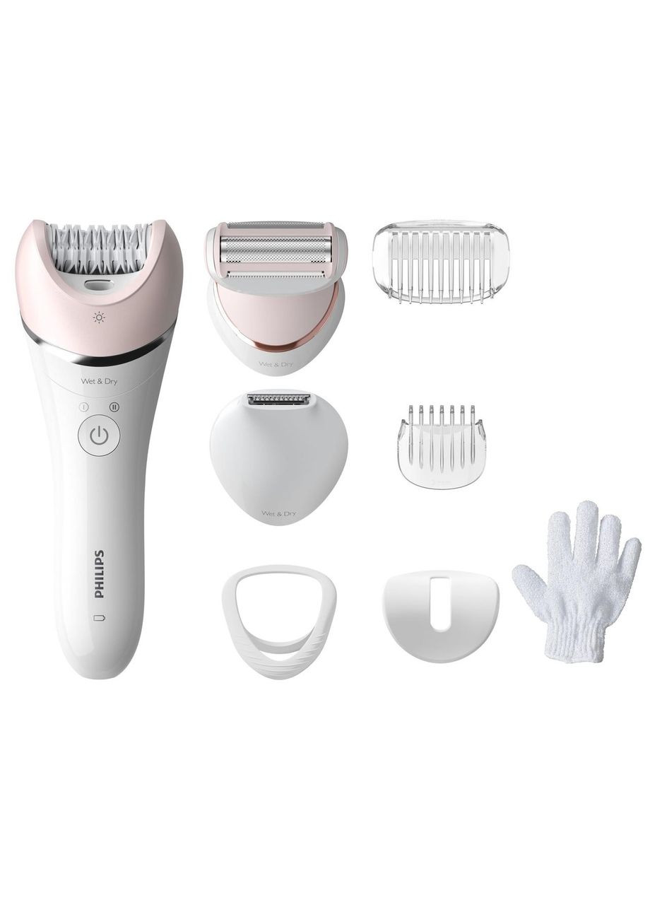 Епілятор Series 8000 BRE721/00 Білий UA Philips (363834124)