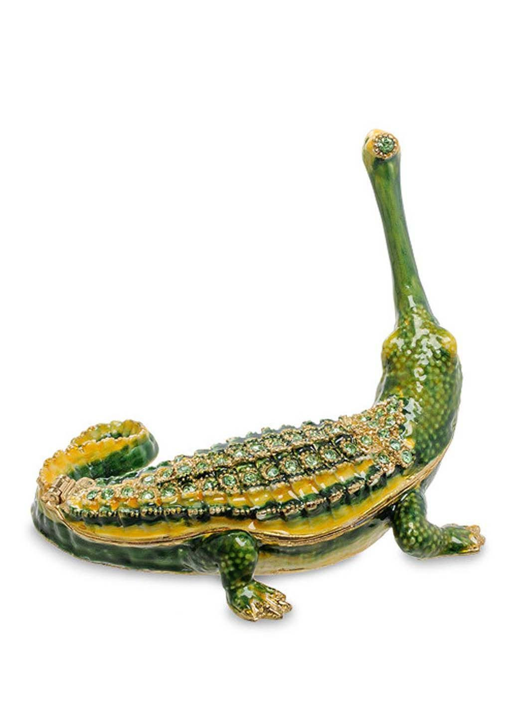 Шкатулка для бижутерии Крокодил 7 см Lefard (278082306)