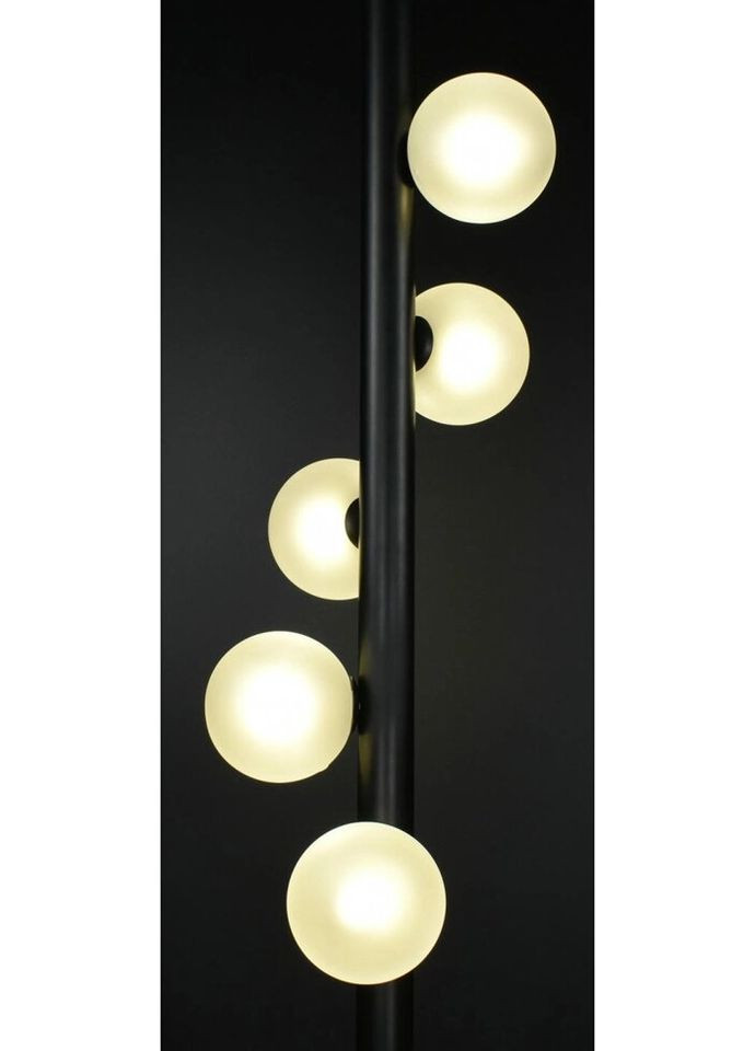 Люстра подвесная на 5 лампочек 26918 Черный 85-240х23х23 см. Sunnysky (335975555)