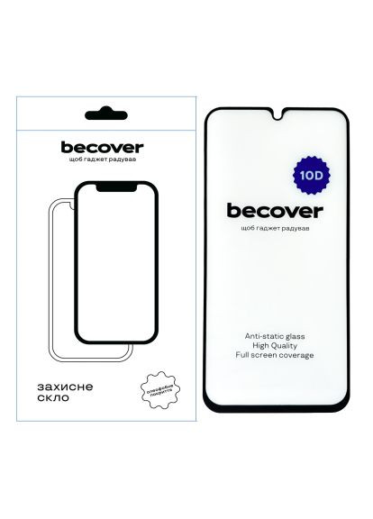 Скло захисне (711352) BeCover Samsung Galaxy A34 5G SM-A346 10D Black (366479504)