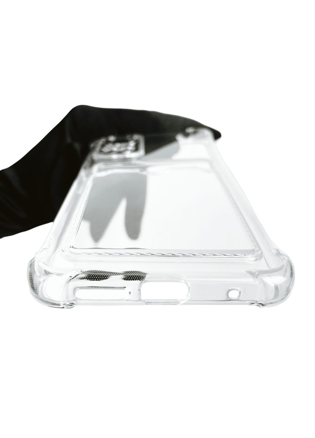 Чехол для Redmi Note 11S с бронь углами с карманом для карточек k-pop на сяоми редми нот 11с прозрачный Xiaomi (366019531)