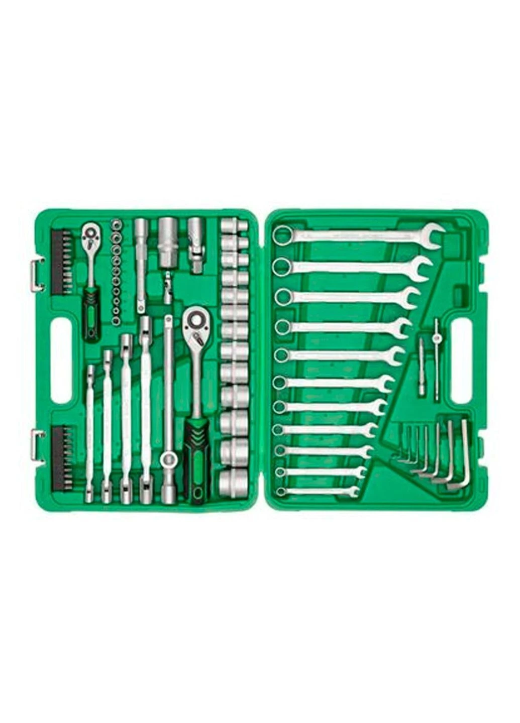 Набор ручного инструмента ET-6077SP 1/4" 1/2" (в наборе 77 предметов) Intertool (388545346)