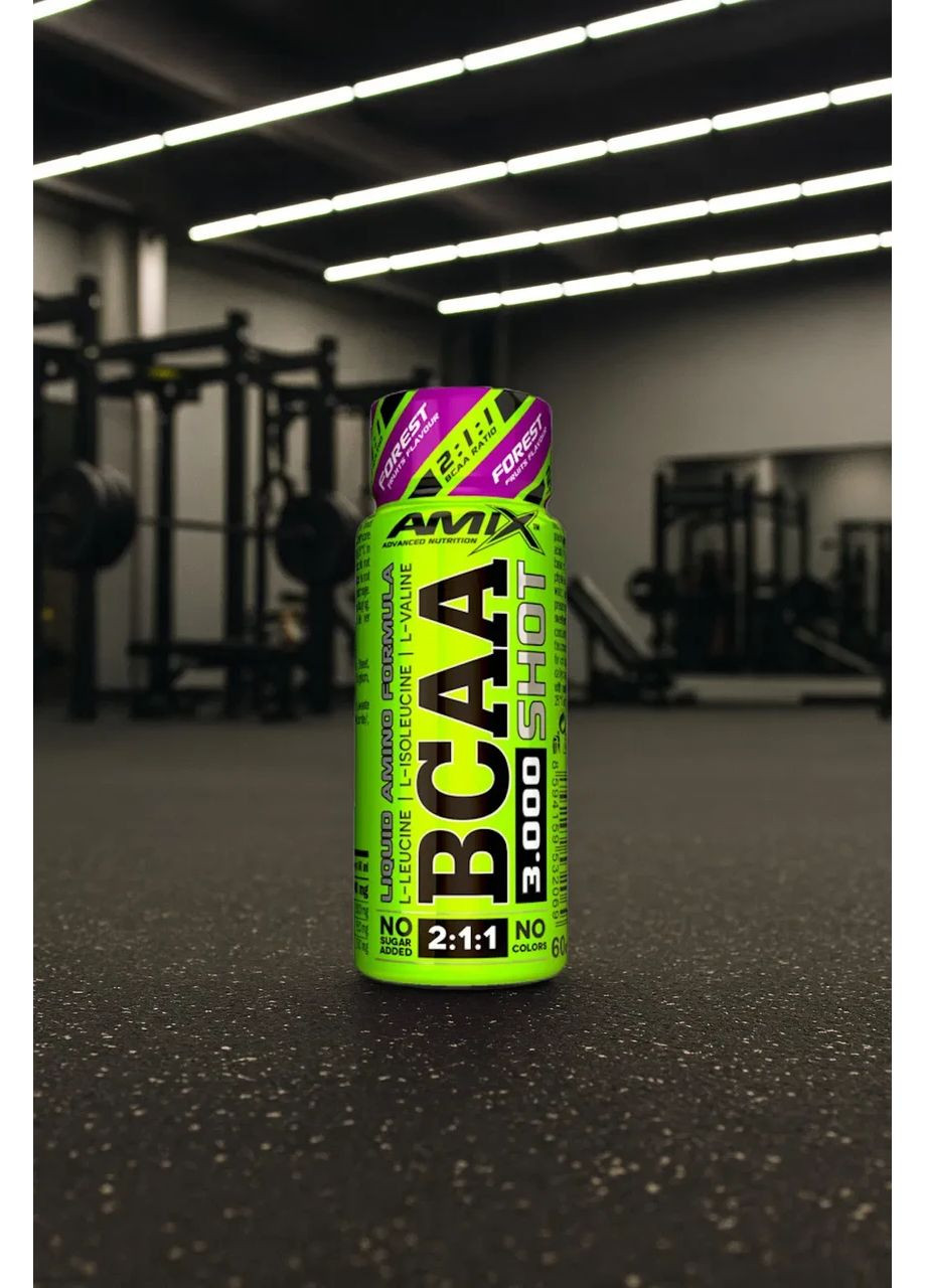 Аминокислоты BCAA Shot лесные ягоды 60 мл Amix (361401714)
