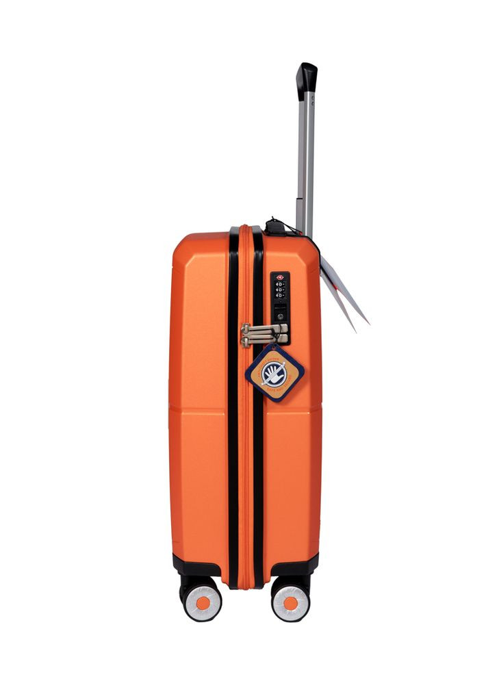 Валіза маленька S під ручну поклажу 49103 поліпропілен Оранжевий Snowball (297643173)