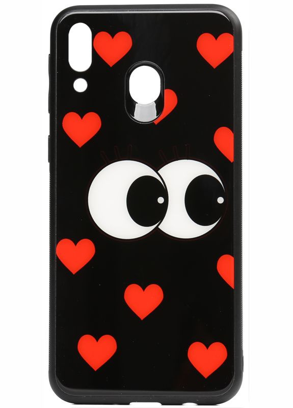 Чехол-накладка Cartoon Print Glass Case Samsung Galaxy M20 Just Eatit Toto (301780315)