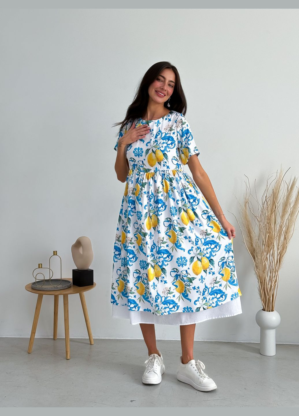 Белое платье BULAVKA