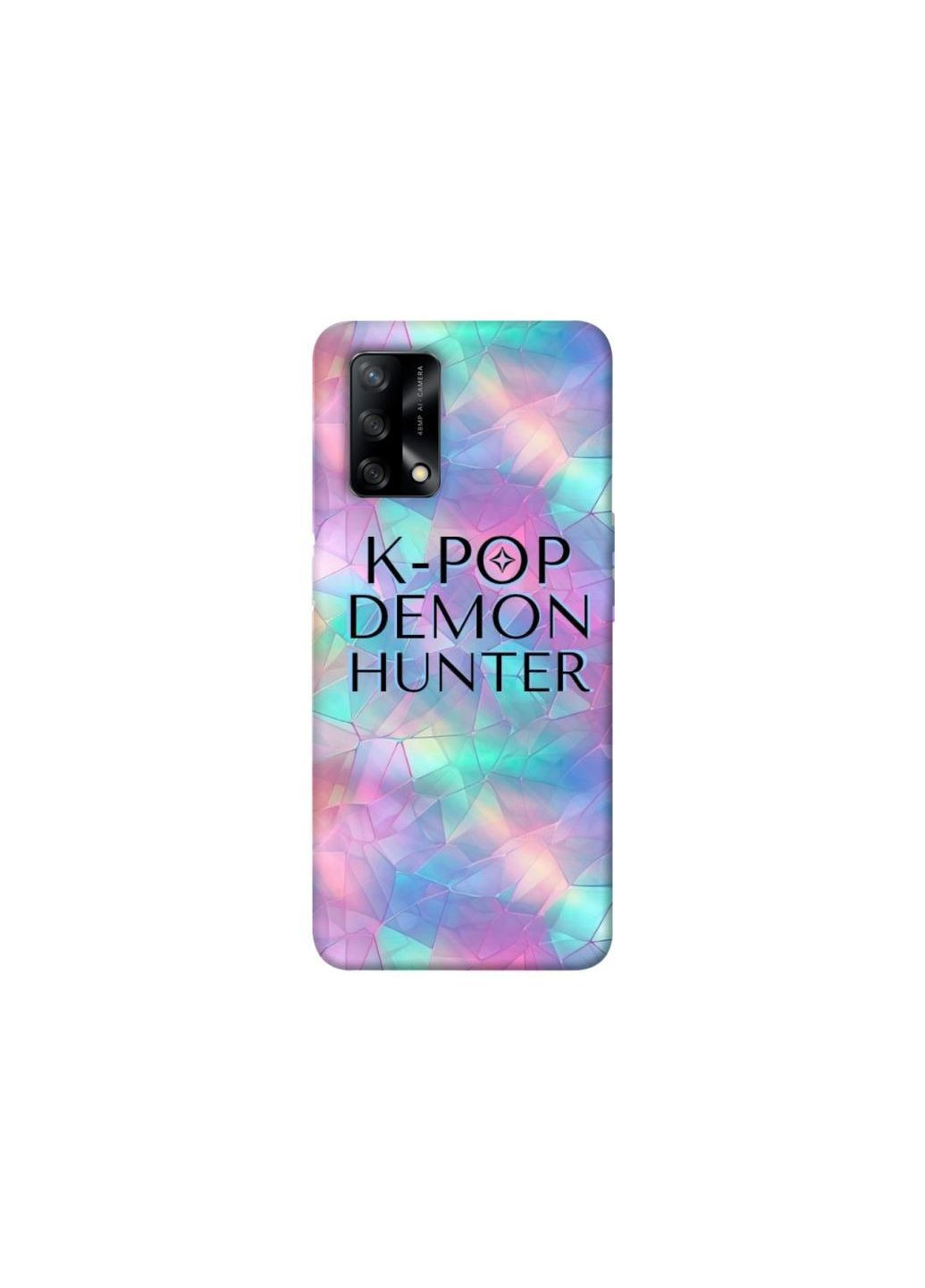 Чехол на Oppo A74 4G K-Pop Demon Hunters Logo Frontalka (354656805)