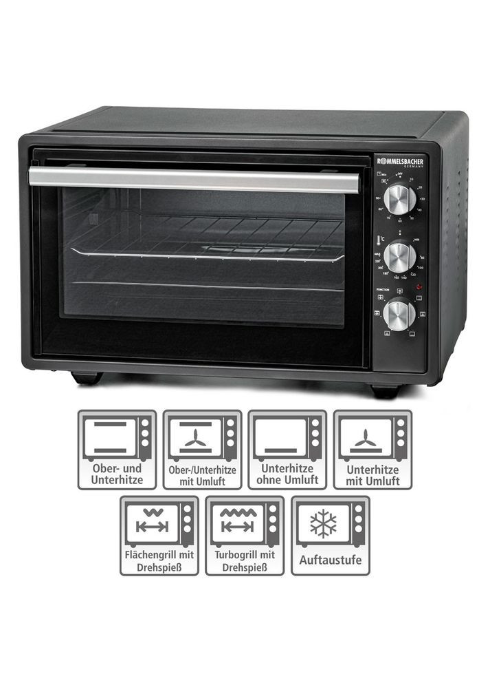 Електропіч із грилем BG 1620, 37 л Rommelsbacher (303926769)