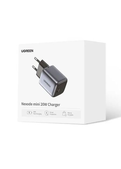 Мережевий зарядний пристрій mini 20W Charger EU (UGR-90664) (UGR-90664) Ugreen CD318 Nexode (361346657)