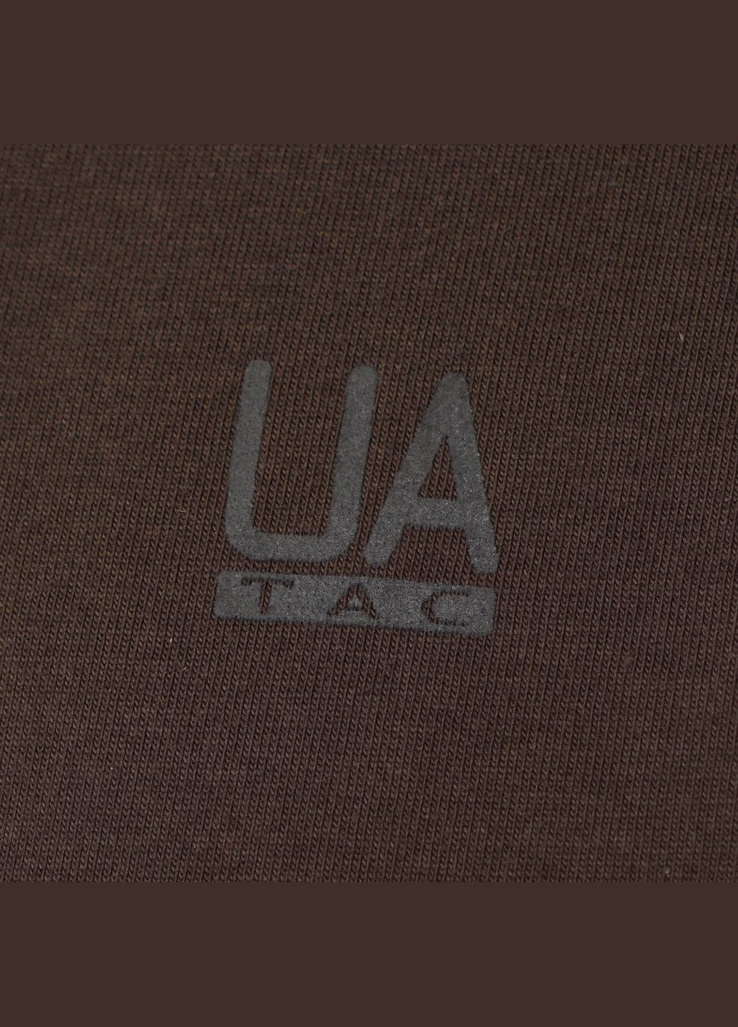 Футболка літня Коричнева з принтом UA | UATAC (316086449)