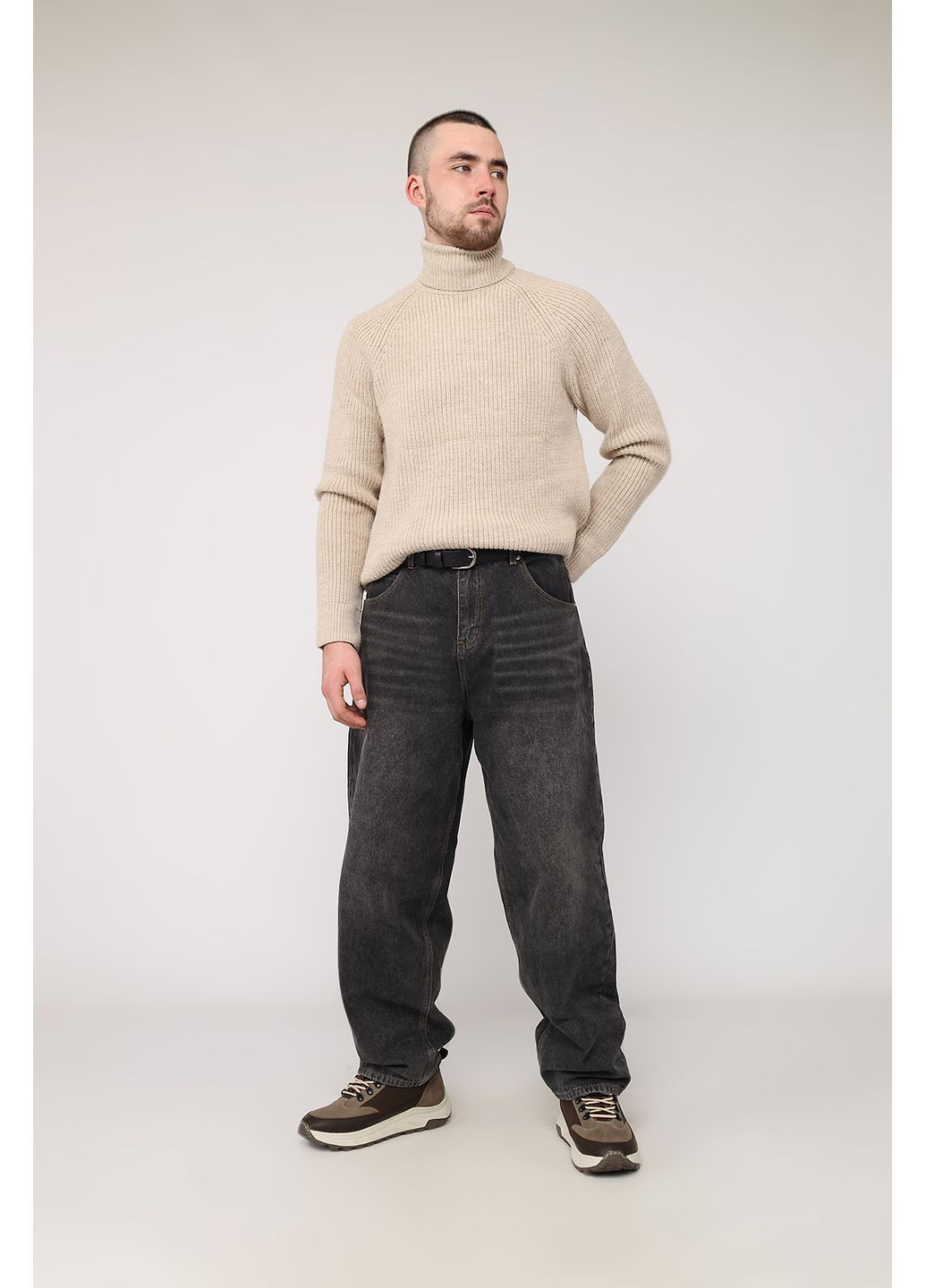Бежевый зимний свитер мужской цвет бежевый cb-00283243 Yuki