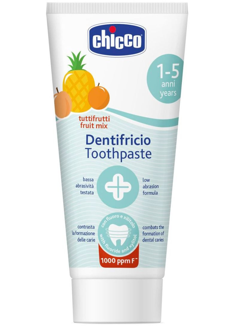 Зубна паста Тутті Фрутті, з фтором, 50 мл Chicco 10608.00 (333299176)