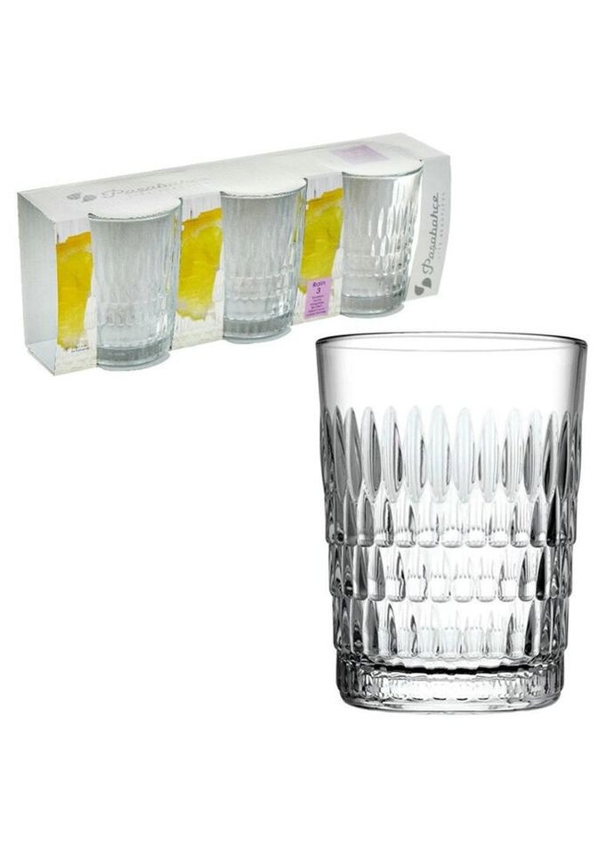 Набір високих склянок Rain PS-520302-6 250 мл 6 шт Pasabahce (322030706)