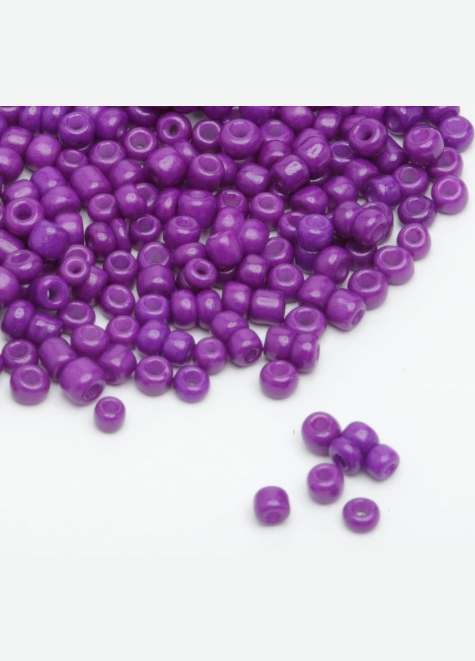 Бисер китайский Размер 2 мм натуральный Темно-лиловый Упаковка 50 грамм 61615 Finding (317590098)