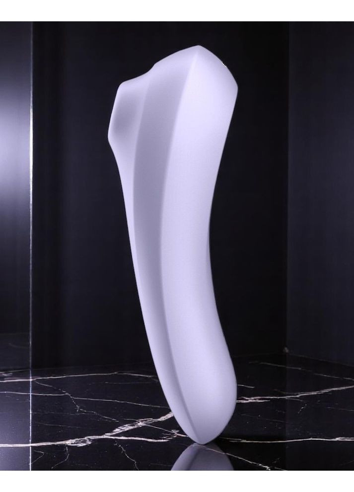 Смарт-вибратор и вакуумный стимулятор 2в1 Dual Pleasure, Фиолетовый — новейшая интимная технология для максимального разрешения. Satisfyer (371389900)