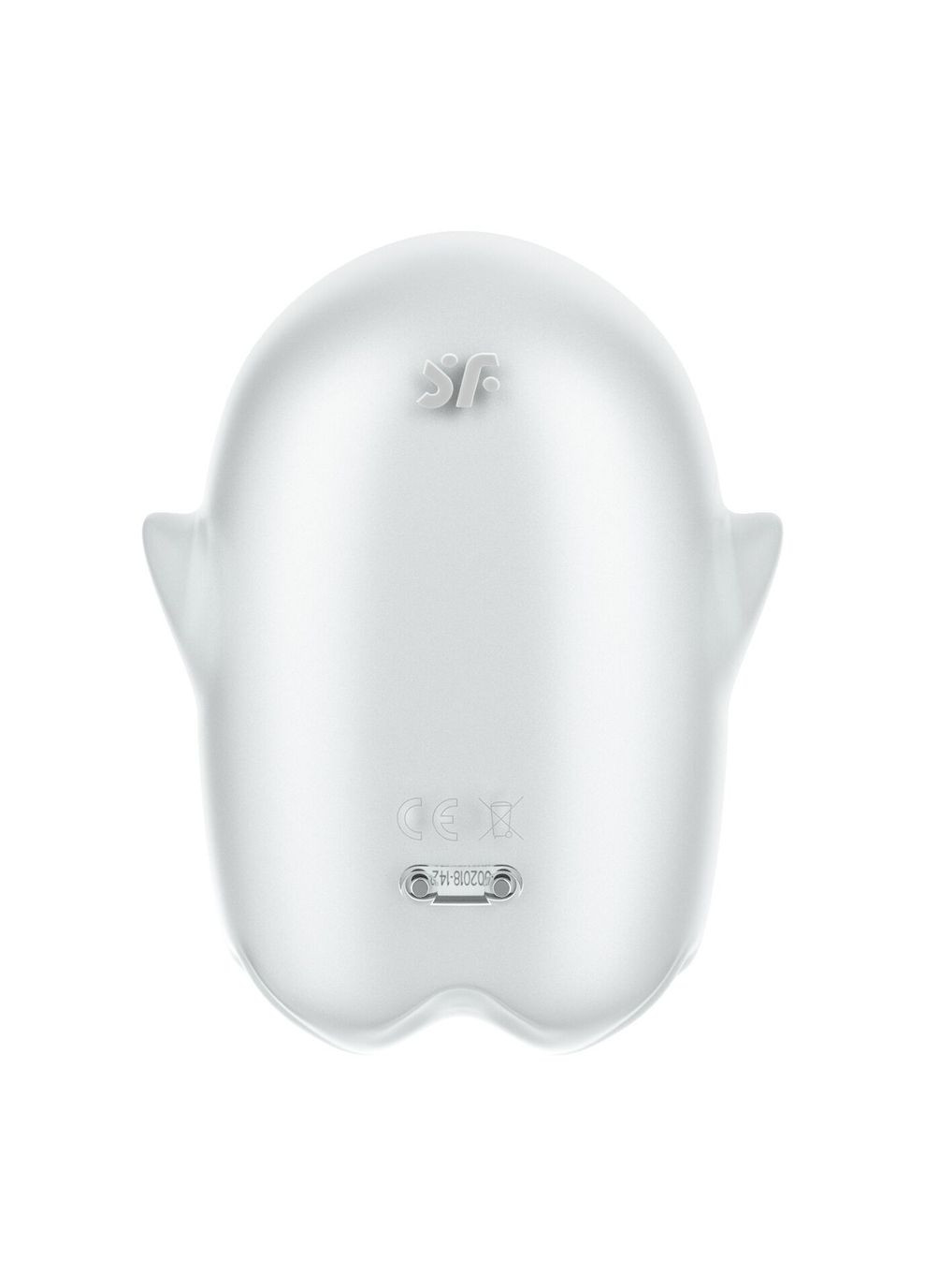 Вакуумний кліторальний стимулятор з вібрацією Glowing Ghost White, світиться в темряві Satisfyer (298578581)