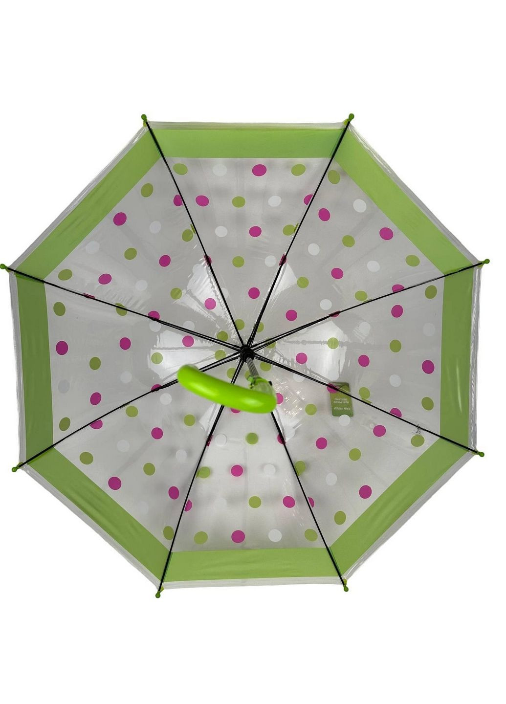 Прозрачный детский зонт трость полуавтомат Rain (279320931)