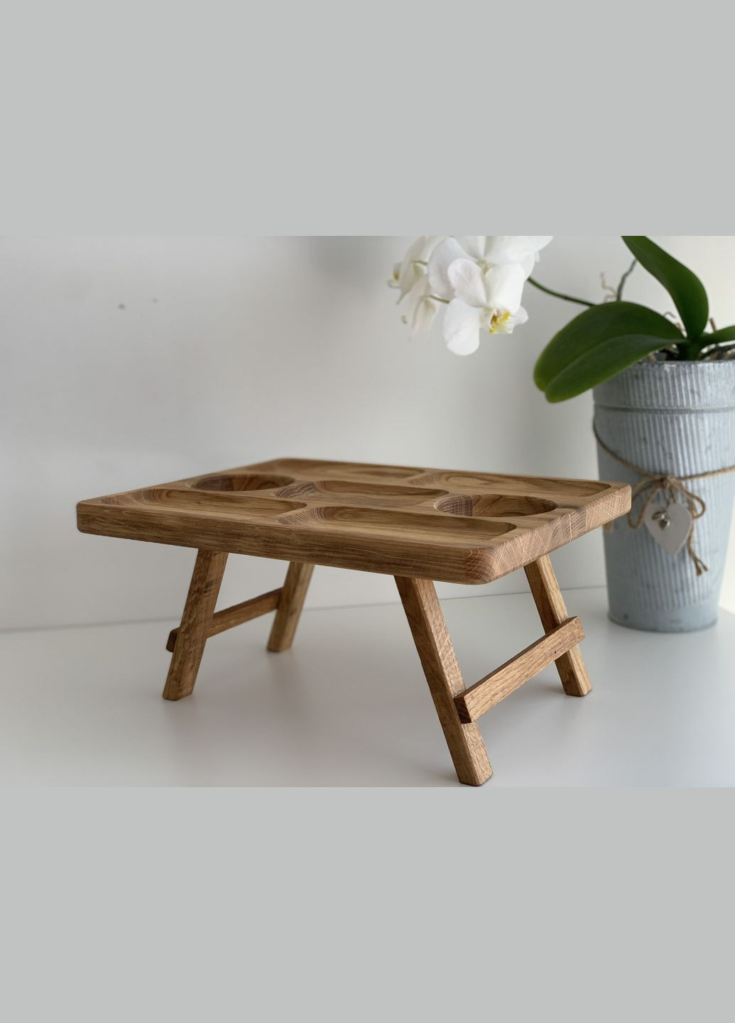 Пивний столик Дубовий (Прямокутний) на 5 секцій No Brand (330774657)