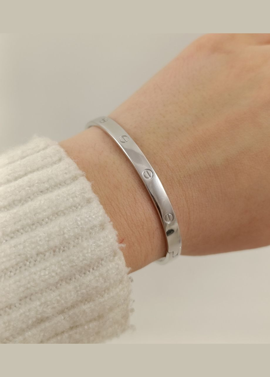 Серебряный браслет в стиле Картье без вставок Арт.CART-б Shatlen Браслет (341319943)