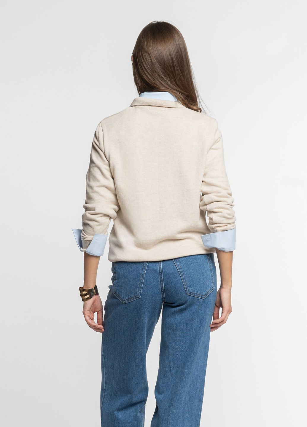 Поло жіноче бежеве Arber Polo Knit FW AM1 (367959858)