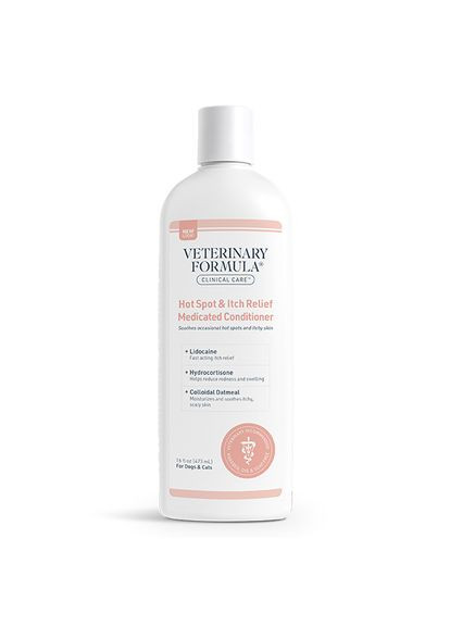 Кондиционер Hot Spot&Itch Relief Medicated Conditioner от зуда и раздражения для собак и кошек, 473 мл Veterinary Formula (364750685)