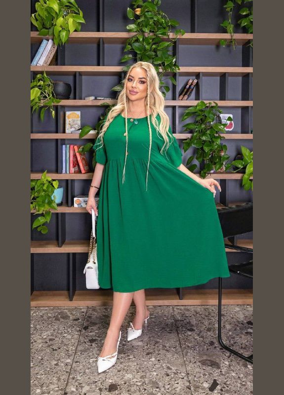 Зеленое платье Soho