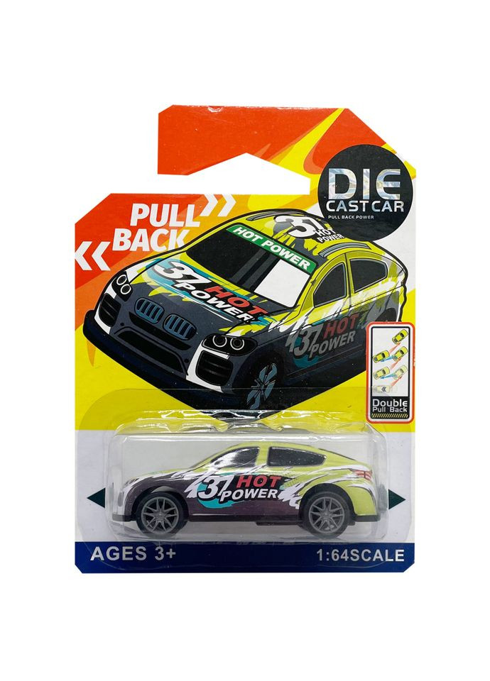 Дитяча ігрова металева машинка "Hot Power" CS101-12 8,5*3,5*3см, масштаб 1:64 No Brand (314807788)